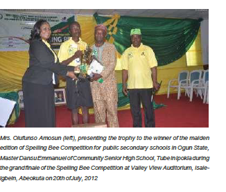 Spelling Bee Awards